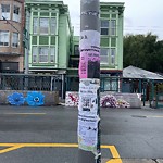 Illegal Postings at 489 Hayes St