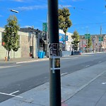 Illegal Postings at 1875 Haight St