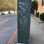 Graffiti at Intersection Of 7th Ave & Lawton St