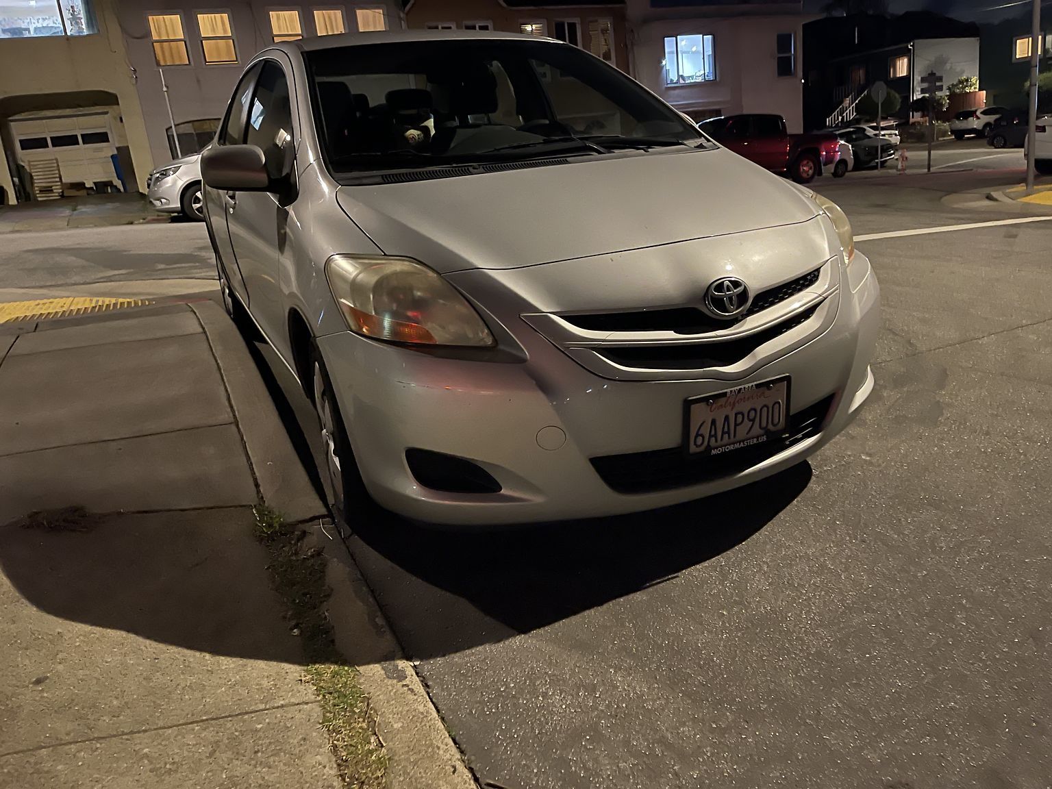 Photo of car in the street with license plate 6AAP900 in California