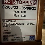 Illegal Postings at 1625 48th Ave