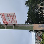 Parking & Traffic Sign Repair at 2802 Baden St