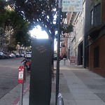 Illegal Postings at 896 Sutter St Lower Nob Hill