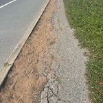 Curb & Sidewalk Issues at Intersection Of Brotherhood Way & Church Access Rd