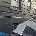 Encampment at 840 Van Ness Ave Tenderloin