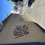 Graffiti at 2505 Lombard St
