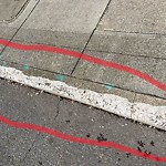 Curb & Sidewalk Issues at 1020 Monterey Blvd
