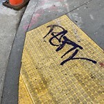 Graffiti at Steiner St & Golden Gate Ave Western Addition Sf