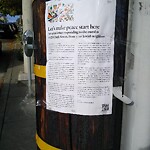 Illegal Postings at Castro St & 24th St Noe Valley Sf