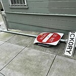 Parking & Traffic Sign Repair at 401–499 Hickory St, San Francisco 94102