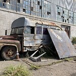 Abandoned Vehicles at Hunter's Point Shipyard, Fischer Ave, San Francisco 94124