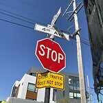Parking & Traffic Sign Repair at 4th Ave & Cornwall St