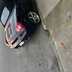 Blocked Driveway & Illegal Parking at 107 22nd Ave