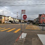Parking & Traffic Sign Repair at 1691 38th Ave, San Francisco 94122
