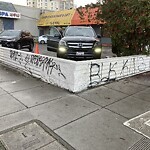 Graffiti at 1881 Geary Blvd, San Francisco 94115